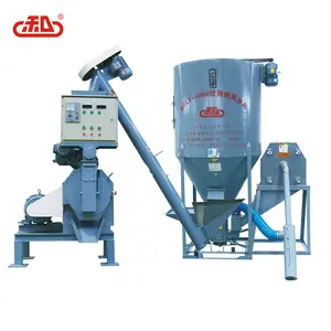 500-1500kg/h poultry feed mill turkey bird pellet feed production line for medium farms