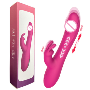 Vibratore Rabbit a Doppia Stimolazione Punto G Ricaricabile per Donne, Popolare su Amazon, 10 Modalità di Vibrazione, <span class=keywords><strong>Ricarica</strong></span> USB - Product Image 1