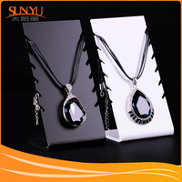 Présentoir professionnel de collier de bijoux en acrylique de conception personnalisée d'usine présentoir en plexiglas