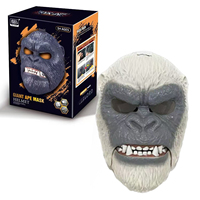 Masque de gorille réaliste en plastique POWER pour Halloween, cosplay effrayant et fête de carnaval, accessoire de costume de singe amusant