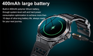 K62 Sports avec boussole, style extérieur, montre intelligente IOS Android Amoled Relojes Inteligentes Baratos Outside Akll Saat, étanche - Product Image 3