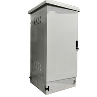 Petite armoire télécom extérieure 18U 22U avec boîtier métallique de rack de batterie de 19 pouces