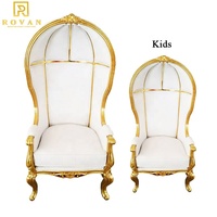 Chaise de mariage pour la mariée et le marié à vendre, chaise royale en forme de cage à oiseaux, chaise de trône bon marché, canapé en forme de cacahuète, chaises de trône