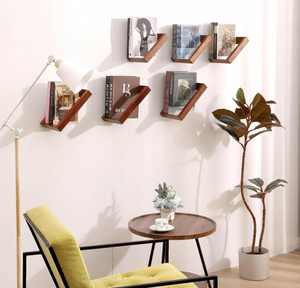 Fábrica personalizada nuevo diseño hogar Mini <span class=keywords><strong>biblioteca</strong></span> regalo Ideal diseños de <span class=keywords><strong>pared</strong></span> moderna simple estantería <span class=keywords><strong>flotante</strong></span> - Product Image 5