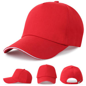 Chapeaux de baseball orange à 5 panneaux pour hommes personnalisés de haute qualité Polyester broderie papa Logo fabricants en vrac casquette commune - Product Image 4