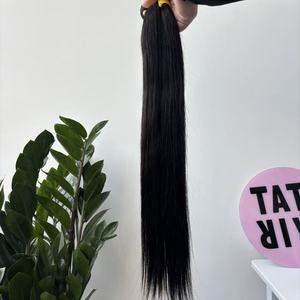 Vendeurs d'extensions de cheveux humains birmans vietnamiens crus, paquets de cheveux humains vietnamiens crus à cuticule alignée - Product Image 5