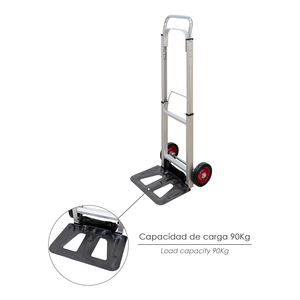 Folding Aluminum <b>Trolley</b>, 90 kg Capacity. - Product Image 5