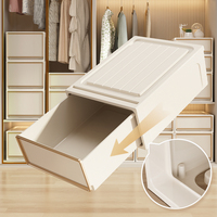 Boîte de rangement pour vêtements WANUO, boîte de rangement pour literie, organisateur de vêtements pour chambre à coucher, armoire, tiroir de rangement en plastique