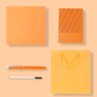 Agenda promotionnel personnalisé en cuir PU, carnet imprimé sur mesure avec stylo