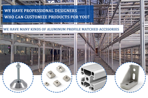 Produsen Cina rohs 6033 4 lubang aluminium logam CNC di dalam gusset braket sudut 25/30/40/45 untuk profil aluminium rak - Product Image 5