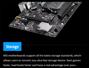 MSI B450M-A Pro Max II Bo mạch chủ hỗ trợ 5600/5600G/5700G/5700x CPU giá bán buôn tốt nhất cho Thương hiệu Mới được ủy quyền - Product Image 6