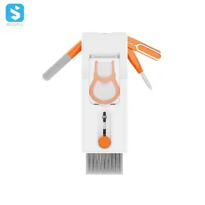 Nouveau Kit de nettoyage multifonction pour AirPods, Kit de nettoyage de clavier 11 en 1, brosse douce, stylo de nettoyage pour écouteurs, outils de nettoyage de boîtier