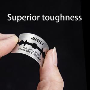 Lot de 50 Lames de Rasoir Classiques à Double Tranchant pour Homme Lame à Tranchant Platine Lame Allemande Logo Privé Disponible GF-4032 - Product Image 3