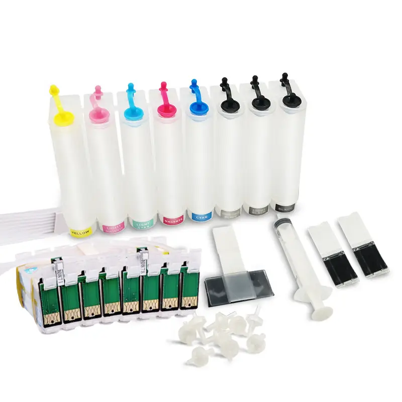 MWEI-sistema de suministro de tinta continua para impresora Epson R1900, conjunto de 9 colores t0870-t0879 Ciss