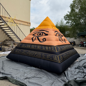 Pyramide gonflable de 3 m avec souffleur d'air pour salon professionnel, ballon mural en briques gonflable sur le thème de la <span class=keywords><strong>Rome</strong></span> antique - Product Image 4
