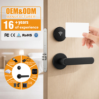 Sistema Electrónico de Cerradura de Puerta de Hotel RFID, Cerraduras Inteligentes para Hotel con Tarjeta de Acceso y Software de Gestión