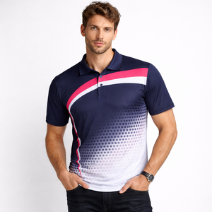Clothes Manufacturer Designer Short Sleeve Anti-wrinkle Sublimation Polo Shirts Custom logo