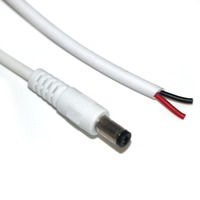Passen Sie das Gleichstrom kabel 5,5mm * 2,1mm/5,5*2,5mm/3,5*1,35mm/4,0*1,7mm Lauf-Stecker an abisolier tes und verzinntes Kabel an
