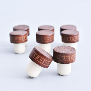 Bouchons <span class=keywords><strong>de</strong></span> vin en bois personnalisés T-Top, <span class=keywords><strong>prix</strong></span> d'usine, bouchons synthétiques réutilisables pour bouteilles <span class=keywords><strong>de</strong></span> spiritueux, pour l'emballage du vin - Product Image 4