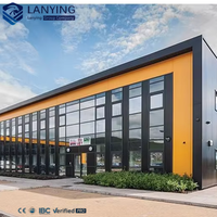 Edificio Comercial Prefabricado de Estructura de Acero de Diseño Moderno Chino con Pared de Cortina de Vidrio
