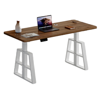 Table de bureau électrique à double moteur, intelligente, pour e-sport et télétravail, avec mémoire de hauteur réglable, durable, portable, en bois