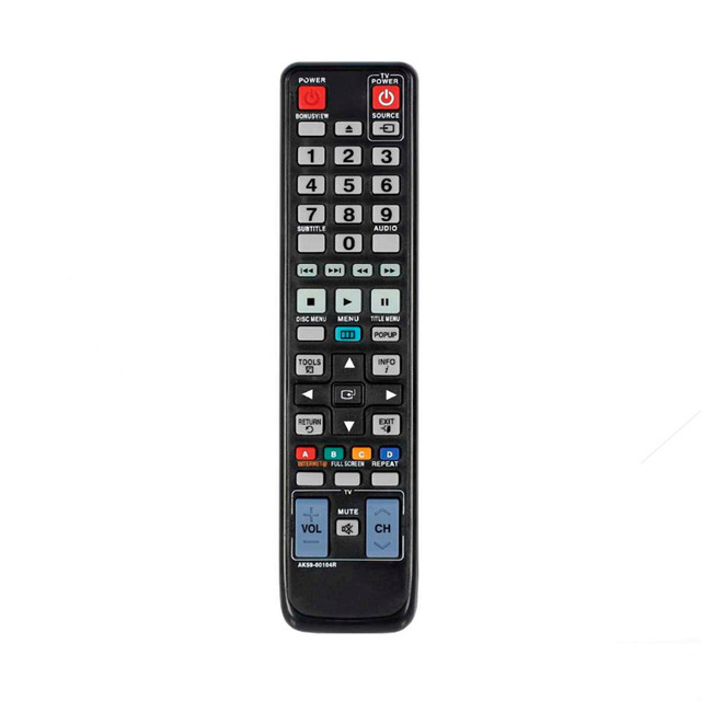 New Replacement Remote Control AK59-00104R Suitable for samsung TV Blu-ray DVD Disc Player BD-C5500 BD-C7500