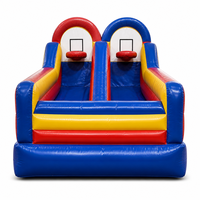 Baloncesto Inflable de PVC FUN BOUNCE para Uso en Exteriores - Comercial y Doméstico