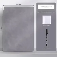 Bloc-notes tableau blanc YEKO A5/A4 portable effaçable en similicuir, tableau de bureau pour mémos, tableau de dessin manuel en PU