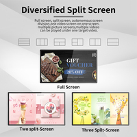 Pantalla Digital LCD para Menús de 43 Pulgadas 4K, Pantalla Digital Colgante para Menús, Pantalla Digital para Menús de Restaurante