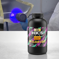 Réparation de carrosserie, vernis transparent à séchage UV, finition automobile haute brillance à séchage rapide, couche transparente UV