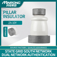 Aislador de Poste de Porcelana y Aluminio de Alta Tensión ZA-10Y 10kV para Distribución de Energía y Equipos de Subestación