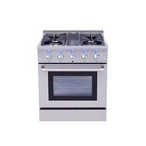 เตาอบสแตนเลส 430 แบบตั้งพื้น ใช้ได้สองระบบเชื้อเพลิง เตาอบแบบพาความร้อน/เตาอบเทอร์โบ ใช้แก๊สเดี่ยว แบบ OEM ขนาด 4.2 คิว - Product Image 6