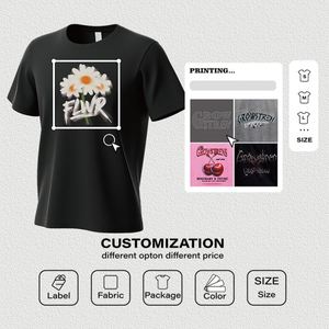 T-shirt personnalisé pour homme, style vintage flocon de neige, 100% coton, coupe ample, haut d'été, style américain, design vierge, manches courtes - Product Image 5