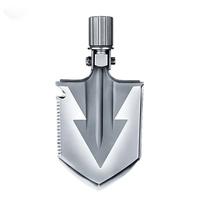 Vente chaude Camping Survie Accessoires Détachable Pliant Multifonctionnel Survie Tactique Pelle