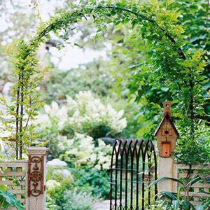 Arbor <span class=keywords><strong>de</strong></span> Pergola en métal à assembler soi-même, 2 tailles pour divers plantes grimpantes, arc <span class=keywords><strong>de</strong></span> jardin <span class=keywords><strong>de</strong></span> mariage, décoration <span class=keywords><strong>de</strong></span> fête nuptiale, arbre large - Product Image 6