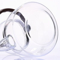 Vente chaude transparent théière en verre avec filtre théière en verre résistant à la chaleur