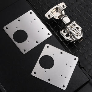 Modern Stainless Steel <b>Door</b> <b>Hinge</b> <b>Repair</b> <b>Kit</b> Durable Furniture Hardware for Home Office Cabinet Easy Fixing <b>Hinge</b> Plate Board - Product Image 1