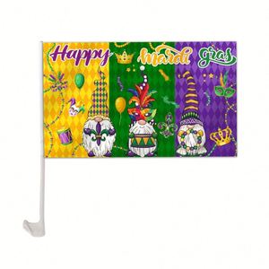 Bandera para Ventana de Coche con Tema de Conejito de Pascua, 12x18 Pulgadas, Logotipo Personalizado, Precio Económico - Product Image 2