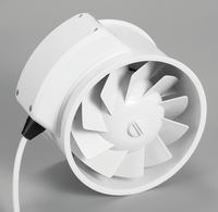 Ventilateur d'extraction à 4-8 conduits Souffleur d'air hydroponique à flux mixte Douche en ligne Salle de bains Salle de bains Ventilateur d'extraction hydroponique