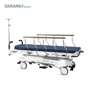 SKB041-3 SAIKANG 공장 다기능 유압 접이식 작업 연결 의료 수송 환자 트롤리 - Product Image 3