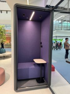 Modern Privacy Work Booth <b>Soundproof</b> Office Pod for Focus Work and Private Conversations - Product Image 4