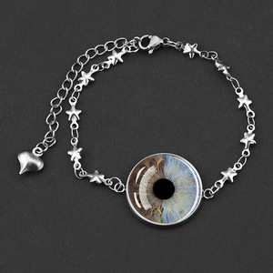 Bracciale in Lega con Certificato CE Haomi, Bracciale Personalizzato a Forma di Occhio per Coppie, <span class=keywords><strong>Gioielli</strong></span> Creativi per Coppie, Regalo Originale - Product Image 4