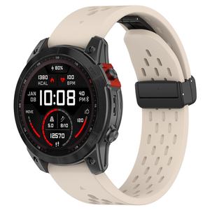 Venta directa de fábrica para Garmin <span class=keywords><strong>Fenix</strong></span> 7 7X 6 Pro 5 Plus correa de reloj inteligente deportivo de silicona de ajuste rápido - Product Image 3