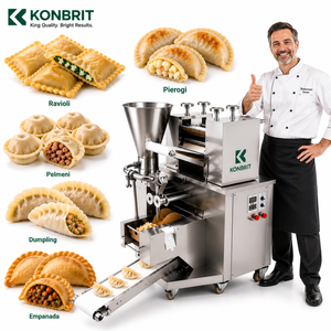 High Output Empanada Making Machine Chebureki Pirozhki <strong>Panzerotti</strong> for Frozen Food Factory - Product Image 1
