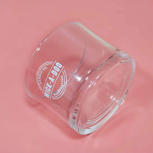 Tùy Chỉnh Nhãn 14Oz Trắng Đen Rỗng 2 Bấc Nến Thủy Tinh Container Bằng Gỗ Có Nắp Đậy Công Suất Lớn Đứng Cho Giáng Sinh Làm Nến - Product Image 5