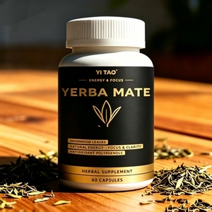 Capsules de Yerba Mate Marque Blanche / OEM / ODM : Régulent la Microbiome Intestinale, Favorisent la Santé Cérébrale, Végétaliennes, Faible Teneur en Sucre - Product Image 6