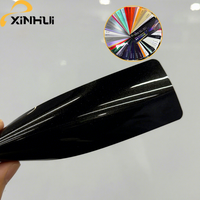 Film de protection de voiture 7,5 mil en TPU noir métallisé or changeant de couleur, résistant aux UV, auto-cicatrisant, anti-rayures, avec technologie Air Release, personnalisable avec étiquette privée