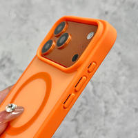 Bon prix pour coque de téléphone magnétique givrée pour iPhone 17 Pro Max, compatible iPhone 16, 14, 12, 11, avec boîte de vente au détail et accessoires en gros