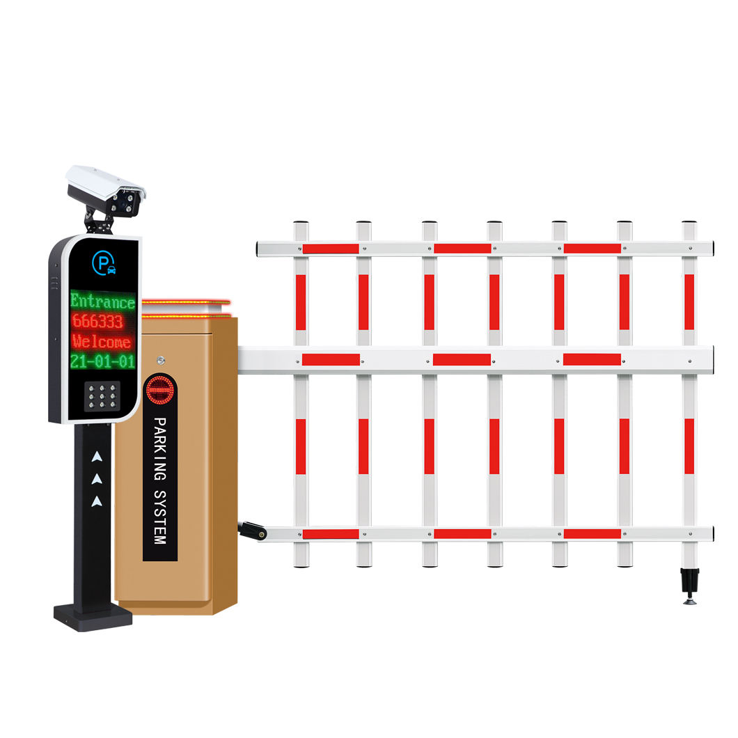 Portail de barrière de clôture à double couche