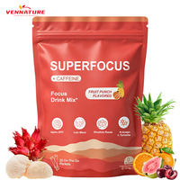Poudre de Concentration Quotidienne en Gros ODM/OEM avec Crinière de Lion, Rhodiola et N-Acétyl-L-Tyrosine pour une Concentration Optimale au Travail